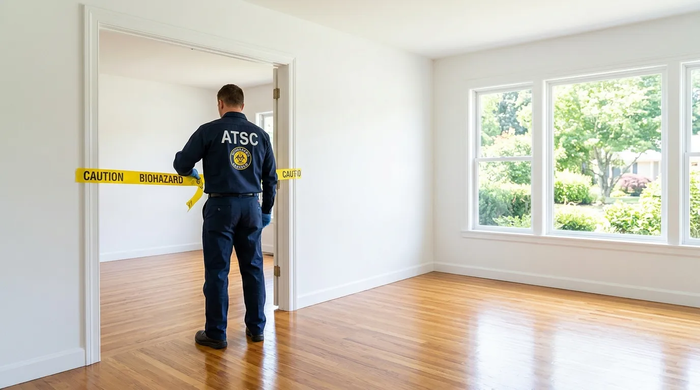 Certified biohazard cleanup crew performing Crime Scene Cleanup in Plattsmouth